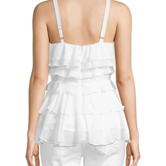 Lilly Pulitzer Olive Ruffle Lace Top white - Picture 3 of 7